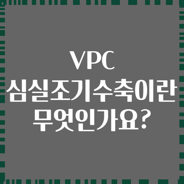 VPC 심실조기수축이란 무엇인가요?