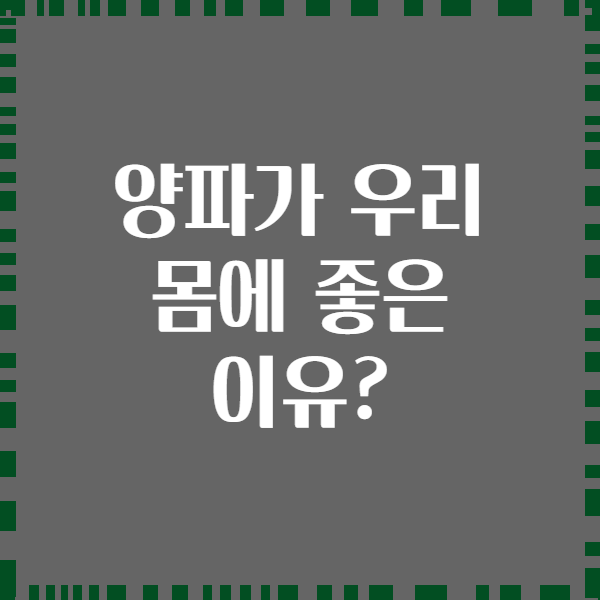양파가 우리 몸에 좋은 이유?